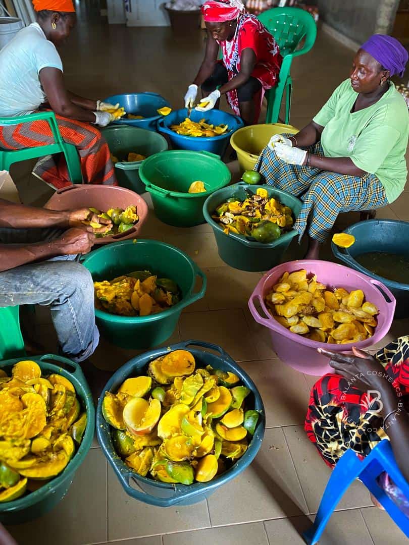 production Savon Mangue–Baobab Balanta